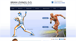 Desktop Screenshot of levingsortho.com